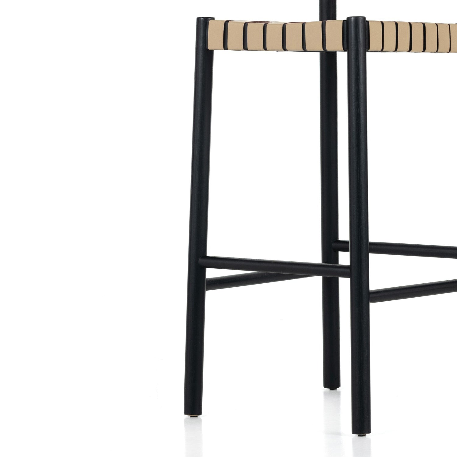 Heisler Bar + Counter Stool - Almond Leather Blend