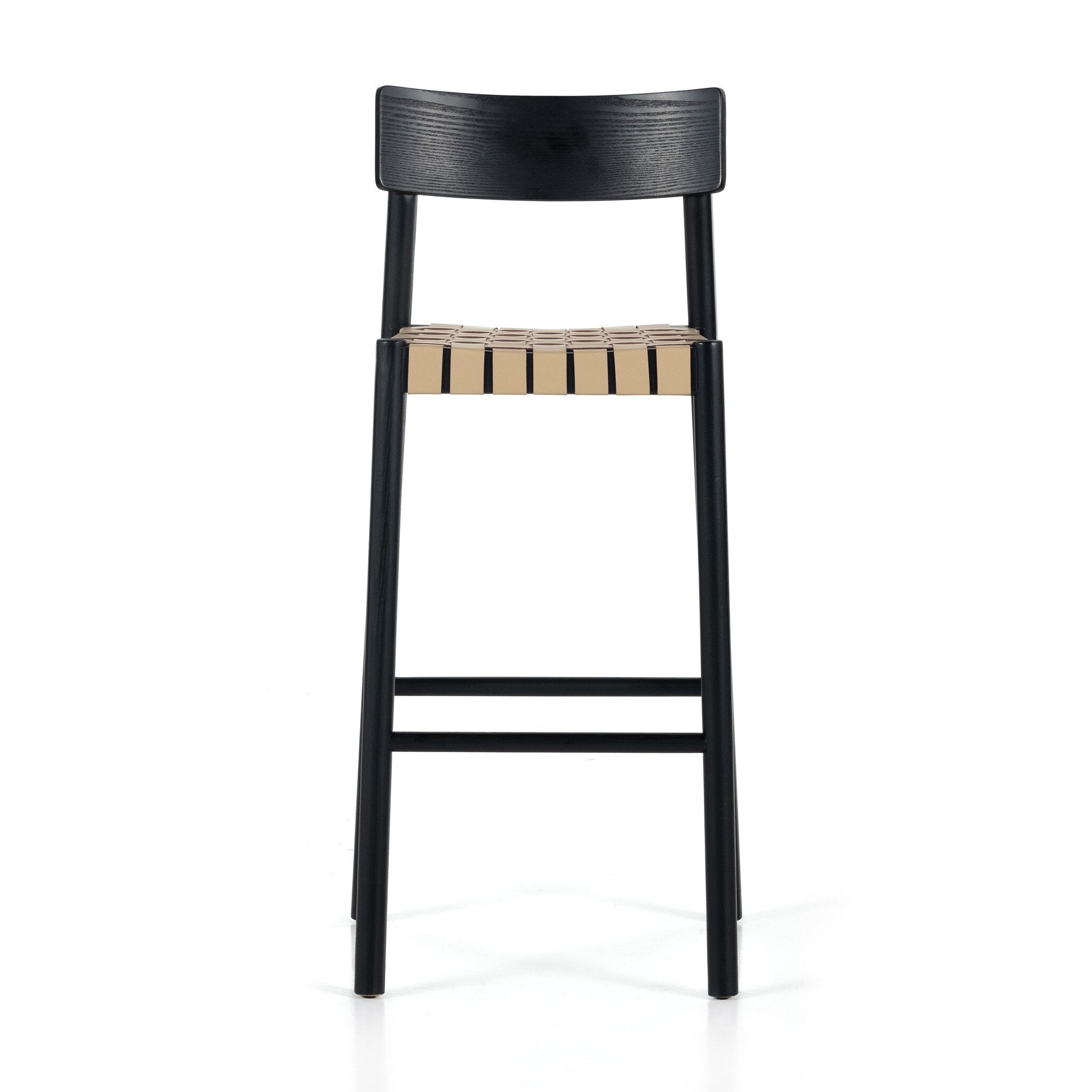 Heisler Bar + Counter Stool - Almond Leather Blend