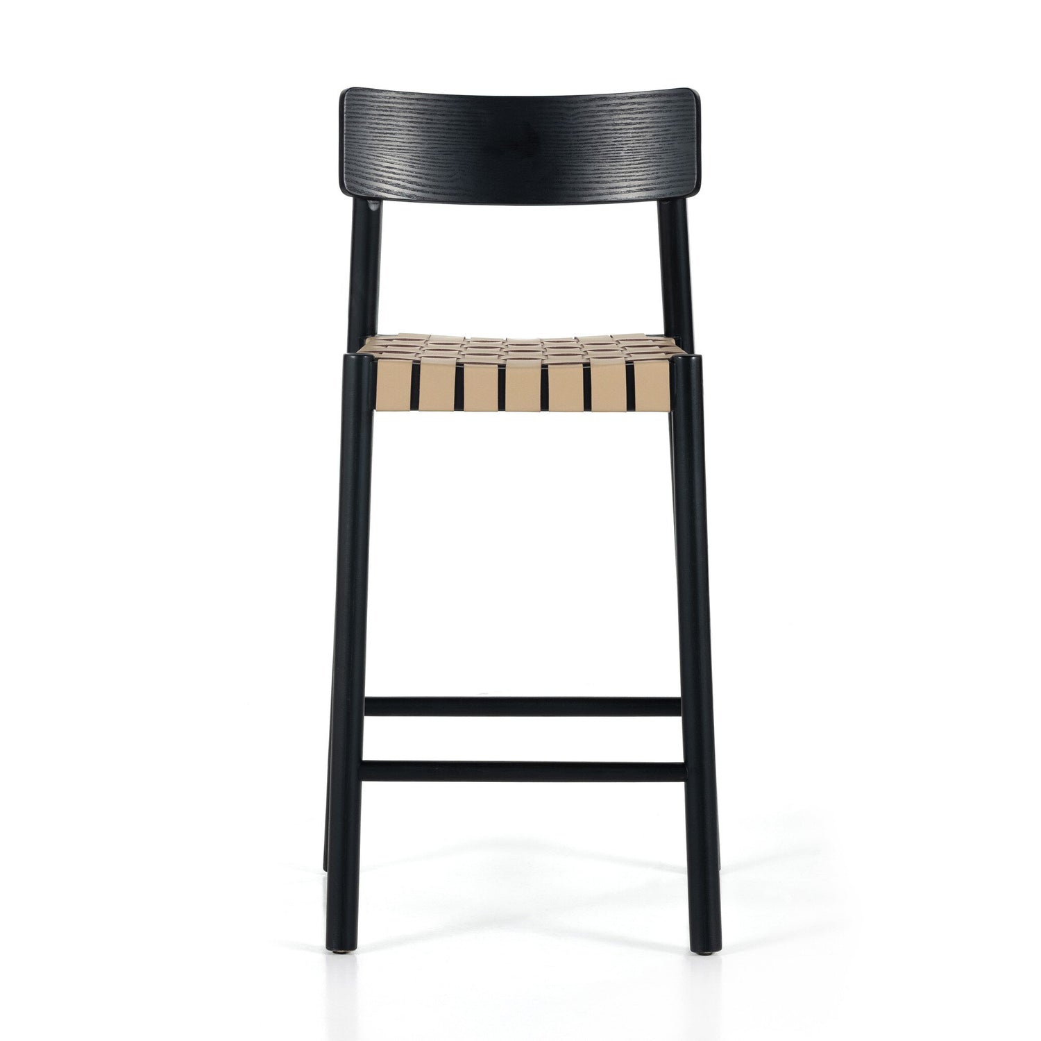 Heisler Bar + Counter Stool - Almond Leather Blend