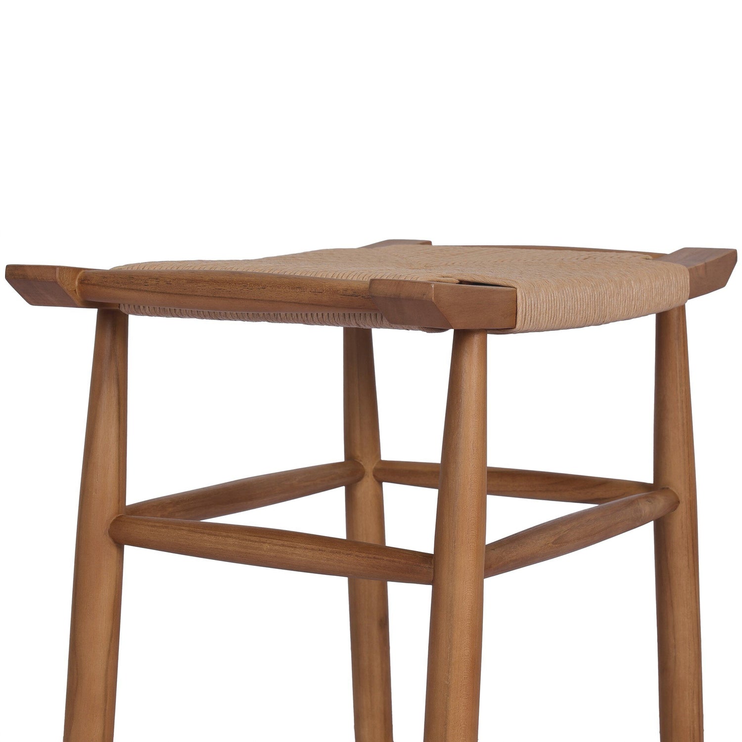 Robles Outdoor Stool - Natural Teak