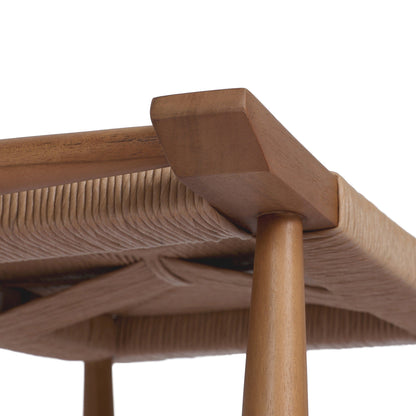 Robles Outdoor Stool - Natural Teak