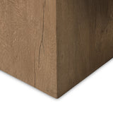Elbert Console Table - Rustic Oak Veneer | shipping 5/10/2024