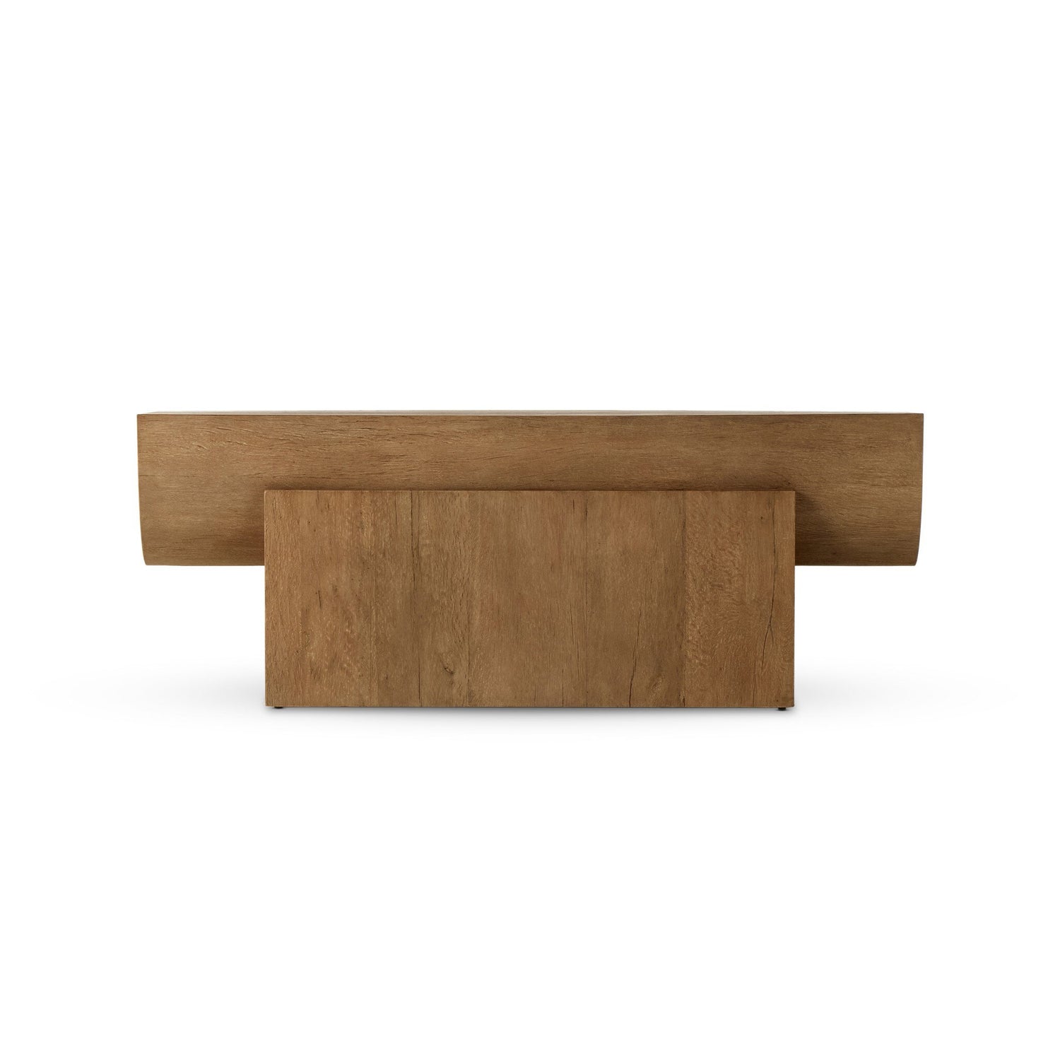 Elbert Console Table - Rustic Oak Veneer