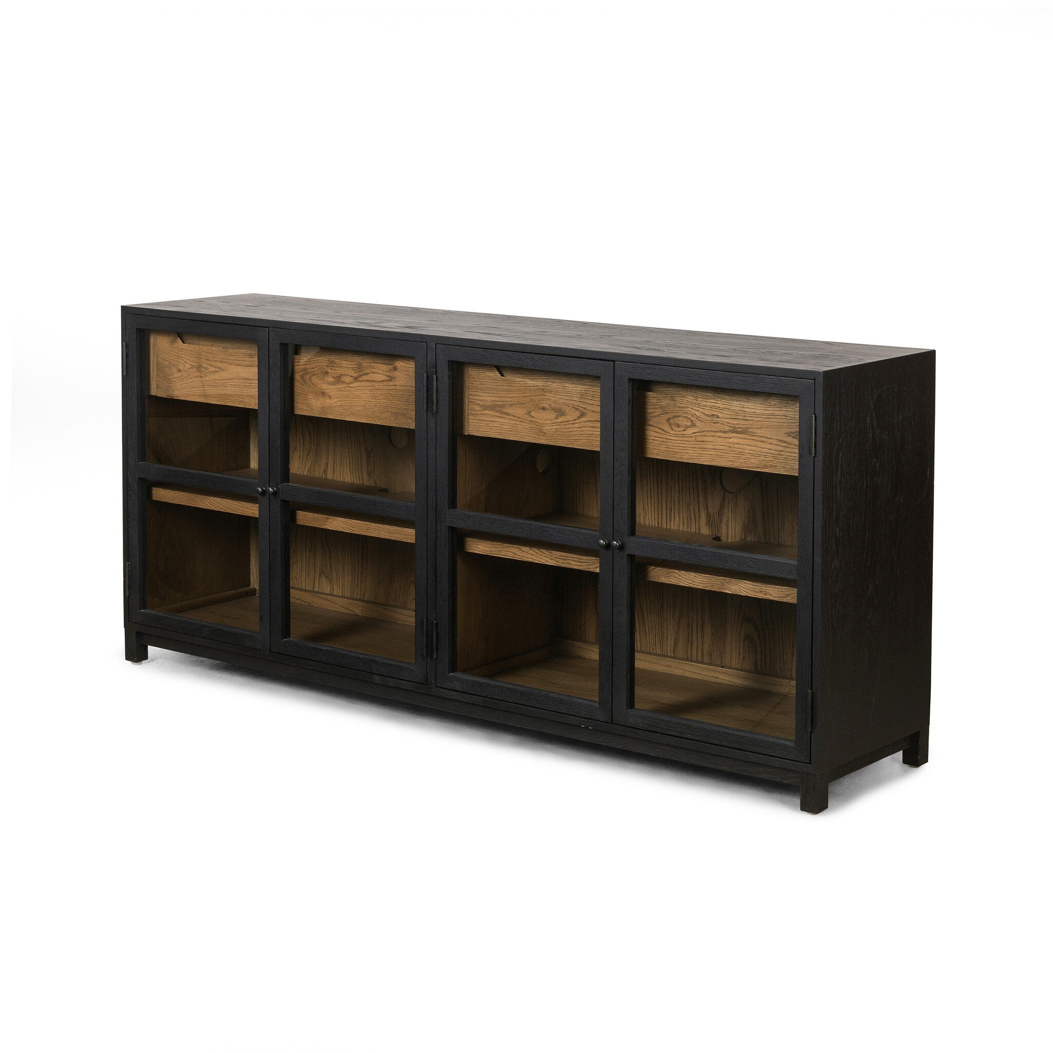 Millie Large Sideboard - Drifted Matte Black