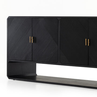 Caspian Sideboard - Black Ash Veneer