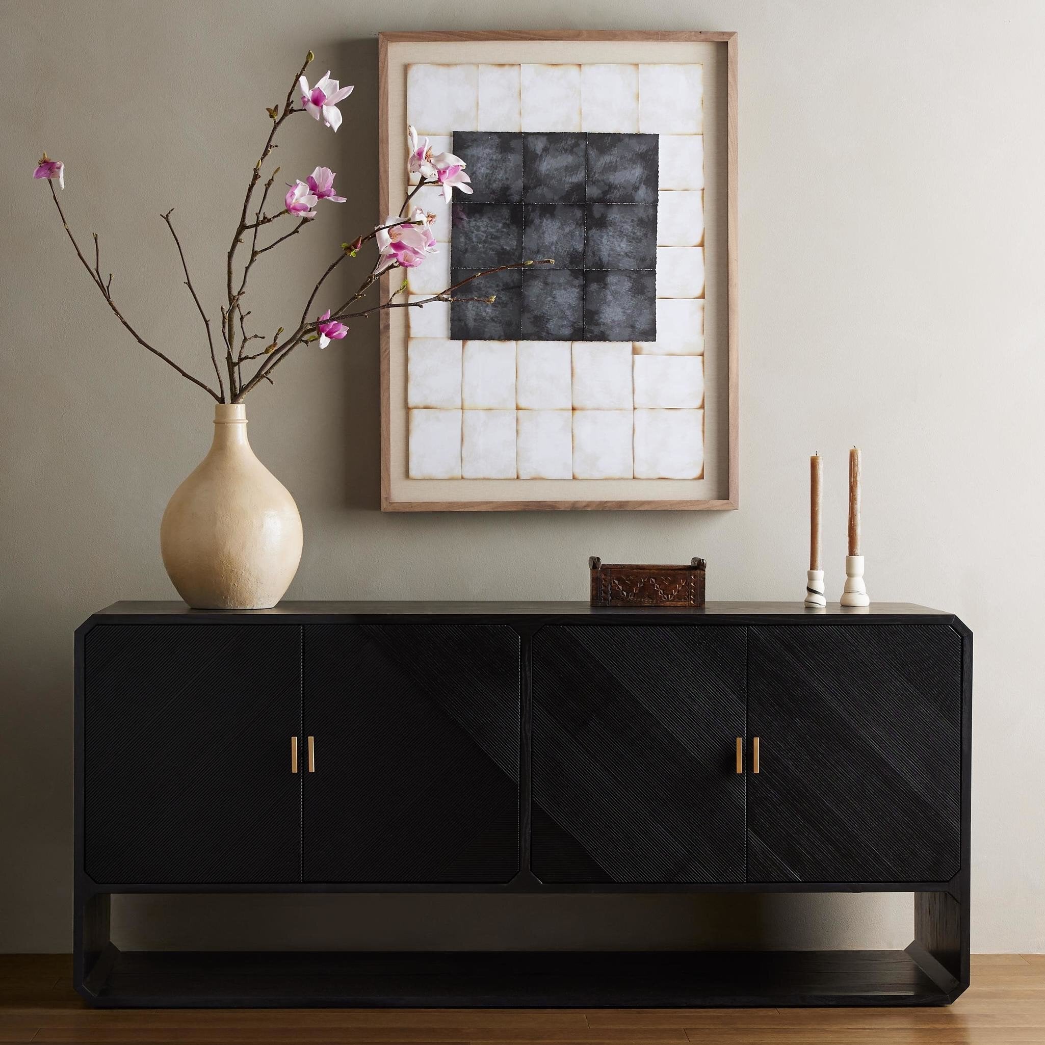 Caspian Sideboard - Black Ash Veneer