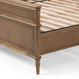 Toulouse Queen Bed - Toasted Oak Veneer
