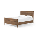 Toulouse Queen Bed - Toasted Oak Veneer