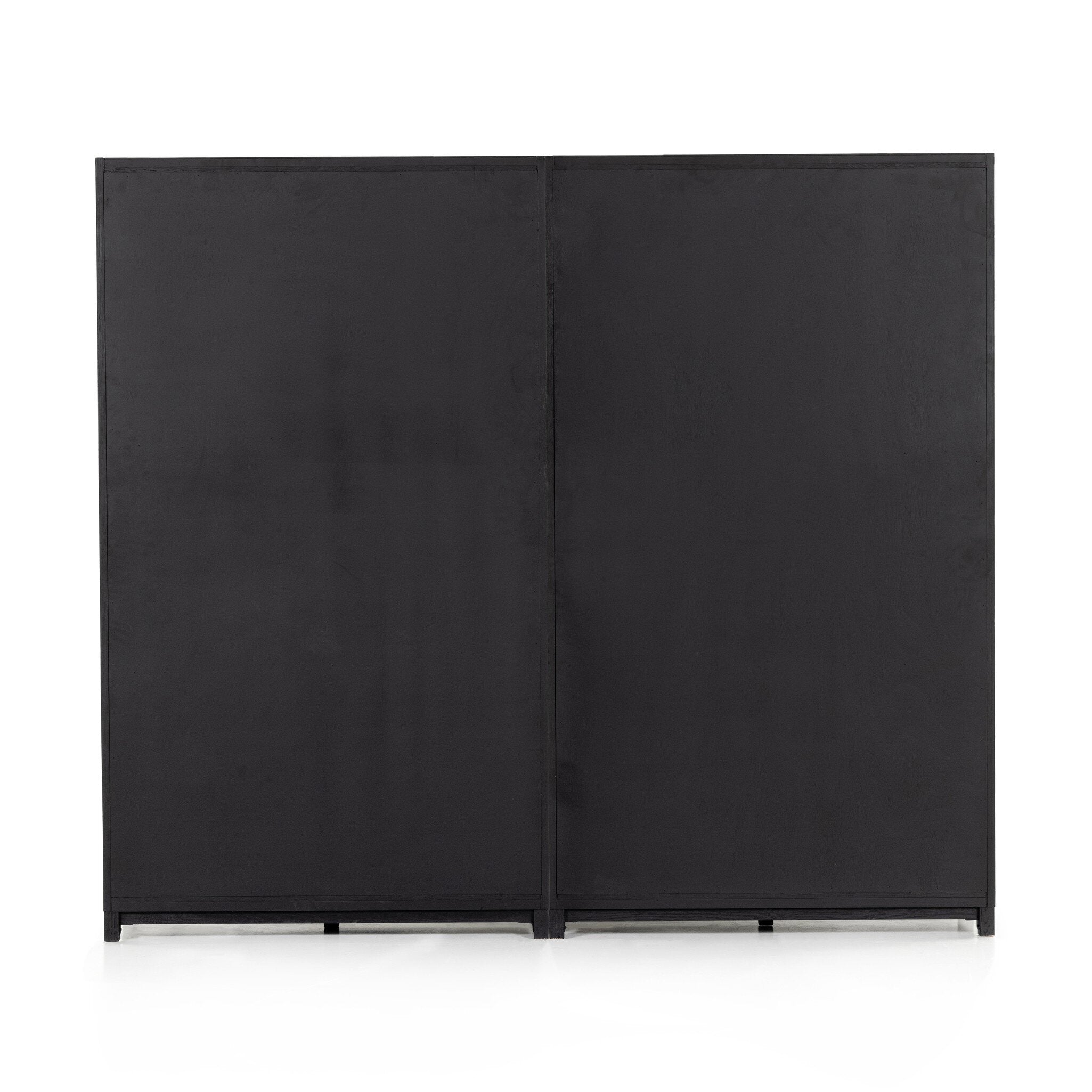 Millie Double Cabinet - Drifted Matte Black