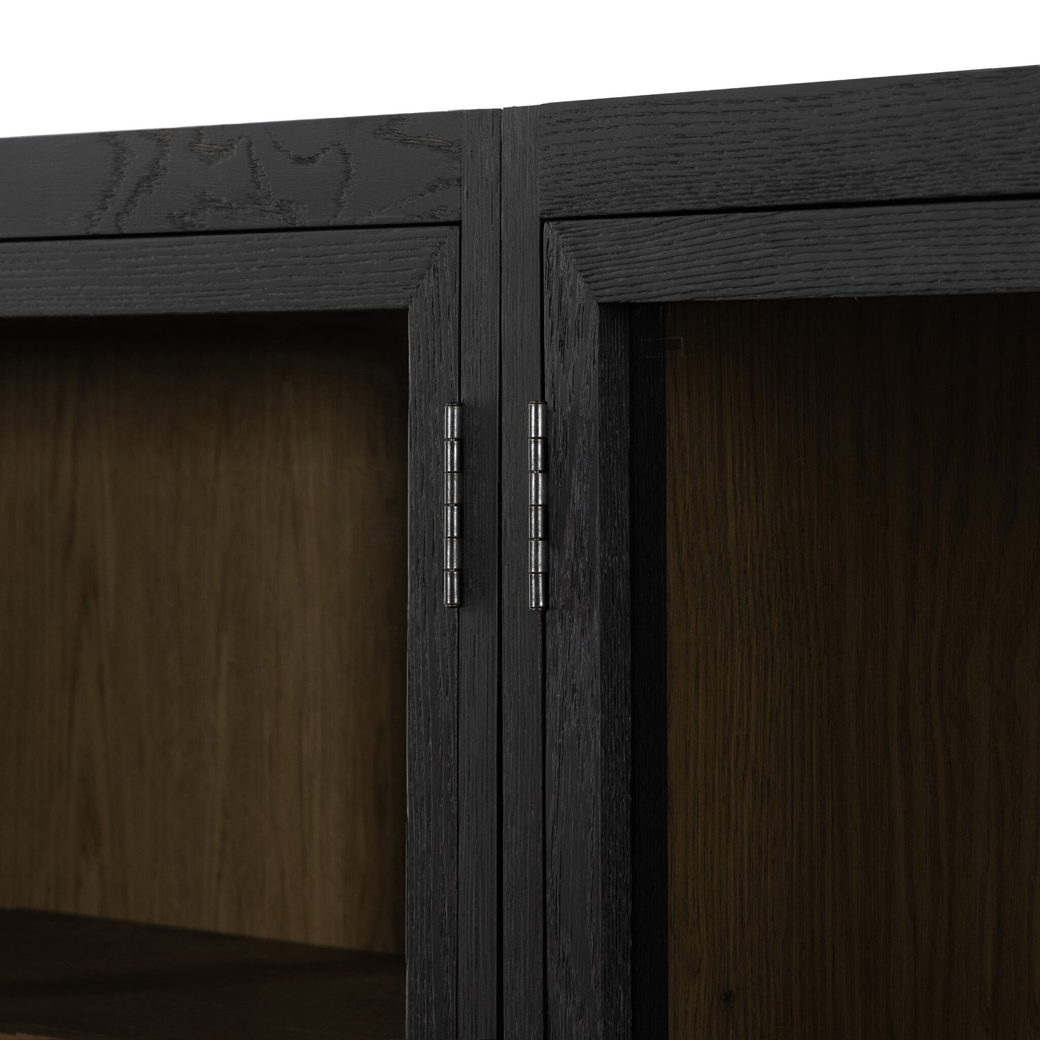 Millie Double Cabinet - Drifted Matte Black