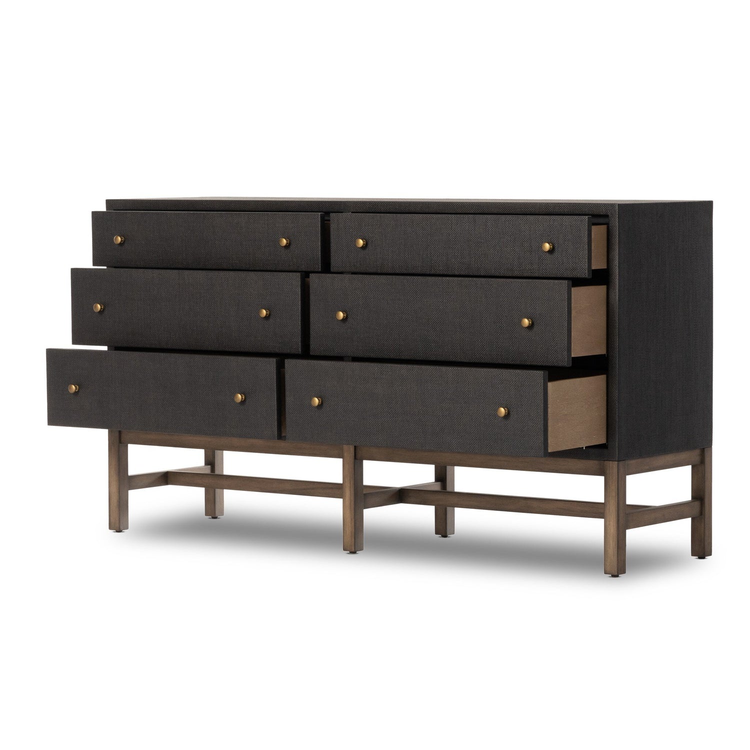 Fiona 6 Drawer Dresser - Russet Mahogany