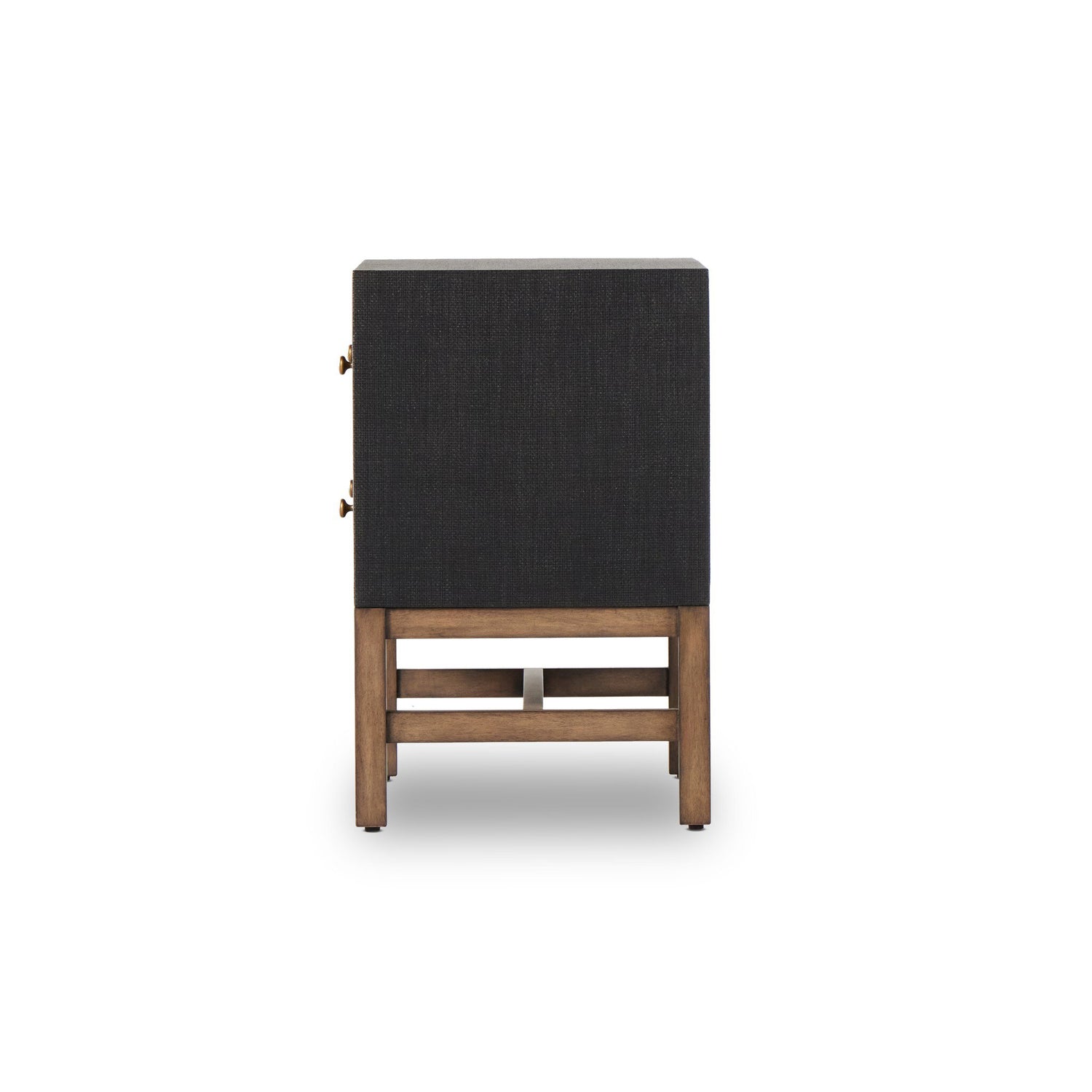 Fiona Nightstand - Black Raffia