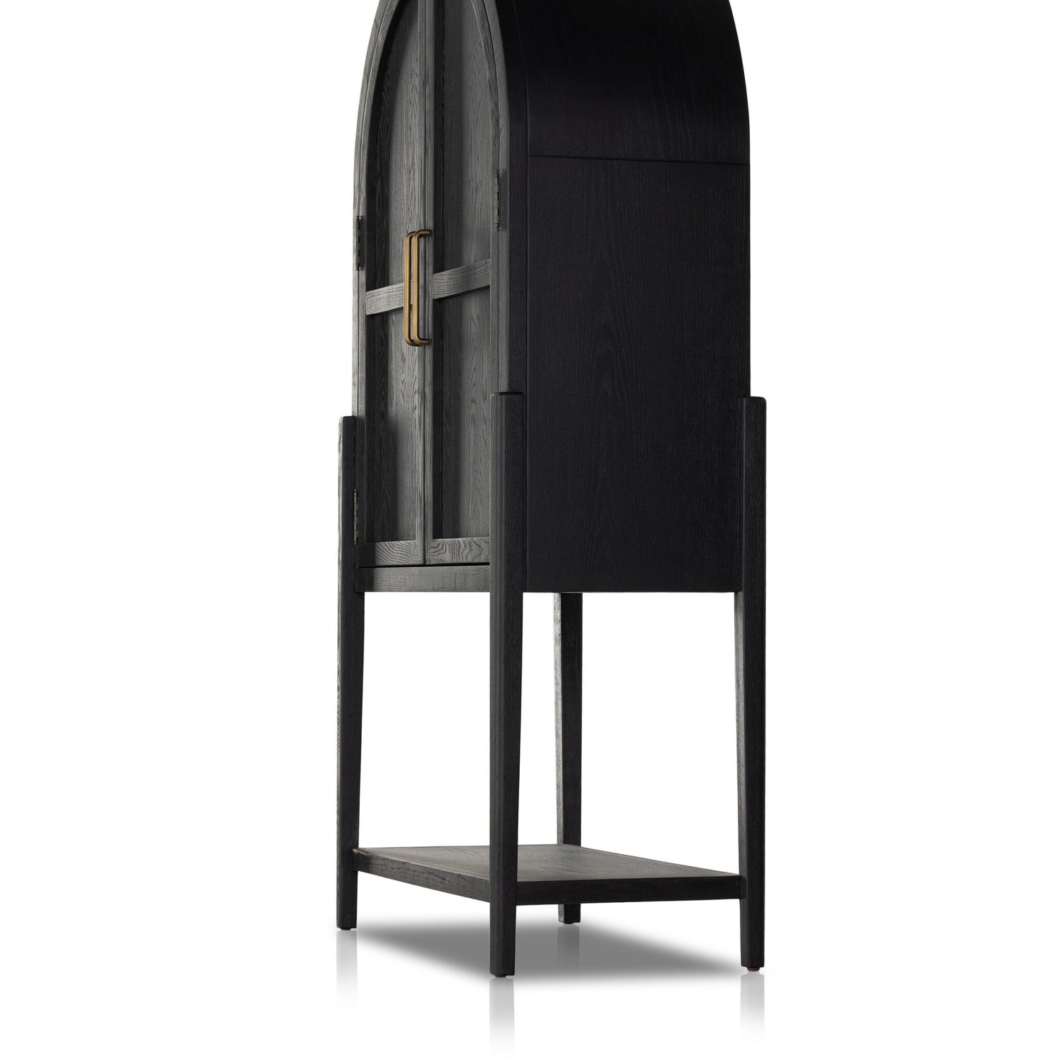 Tolle Bar Cabinet - Drifted Matte Black