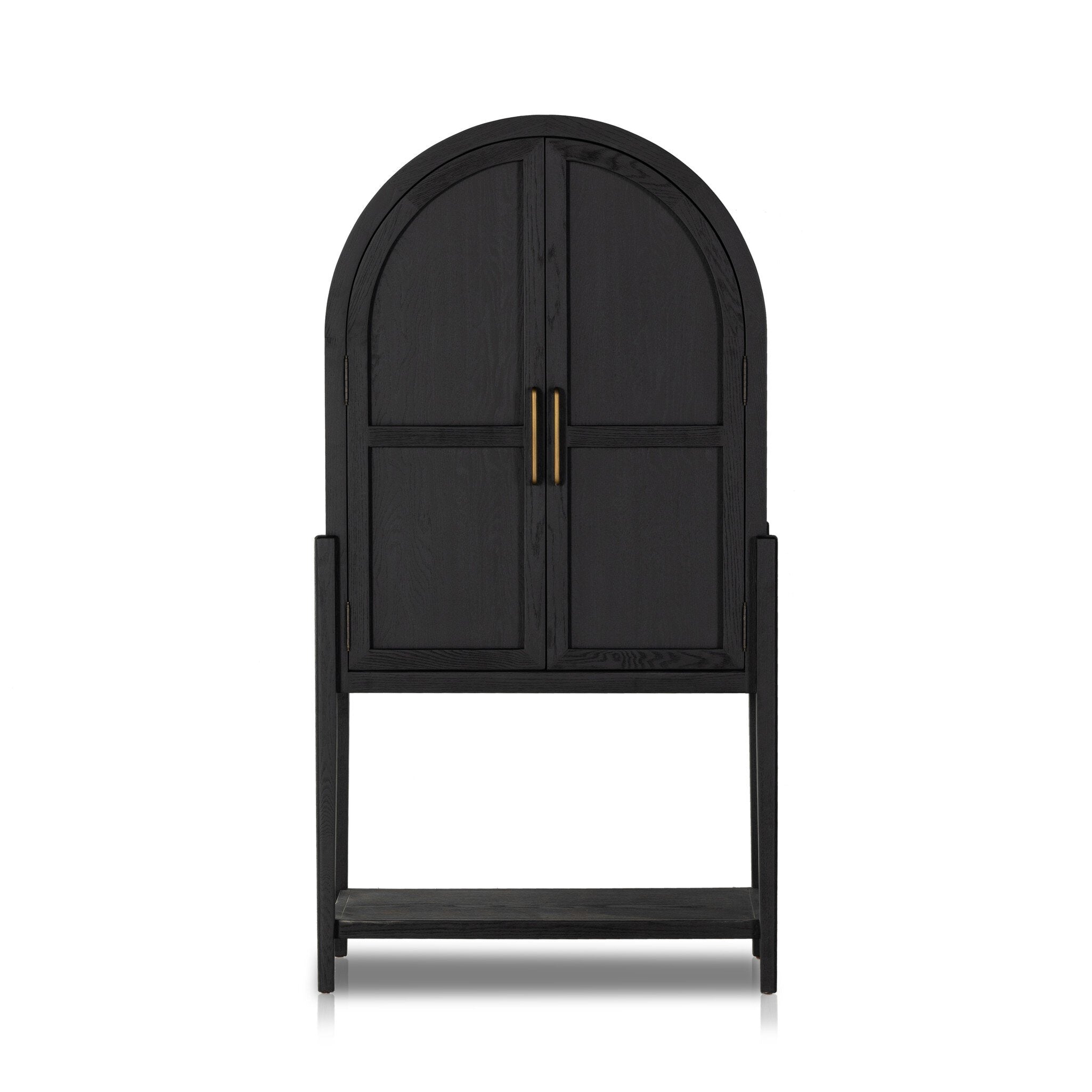 Tolle Bar Cabinet - Drifted Matte Black