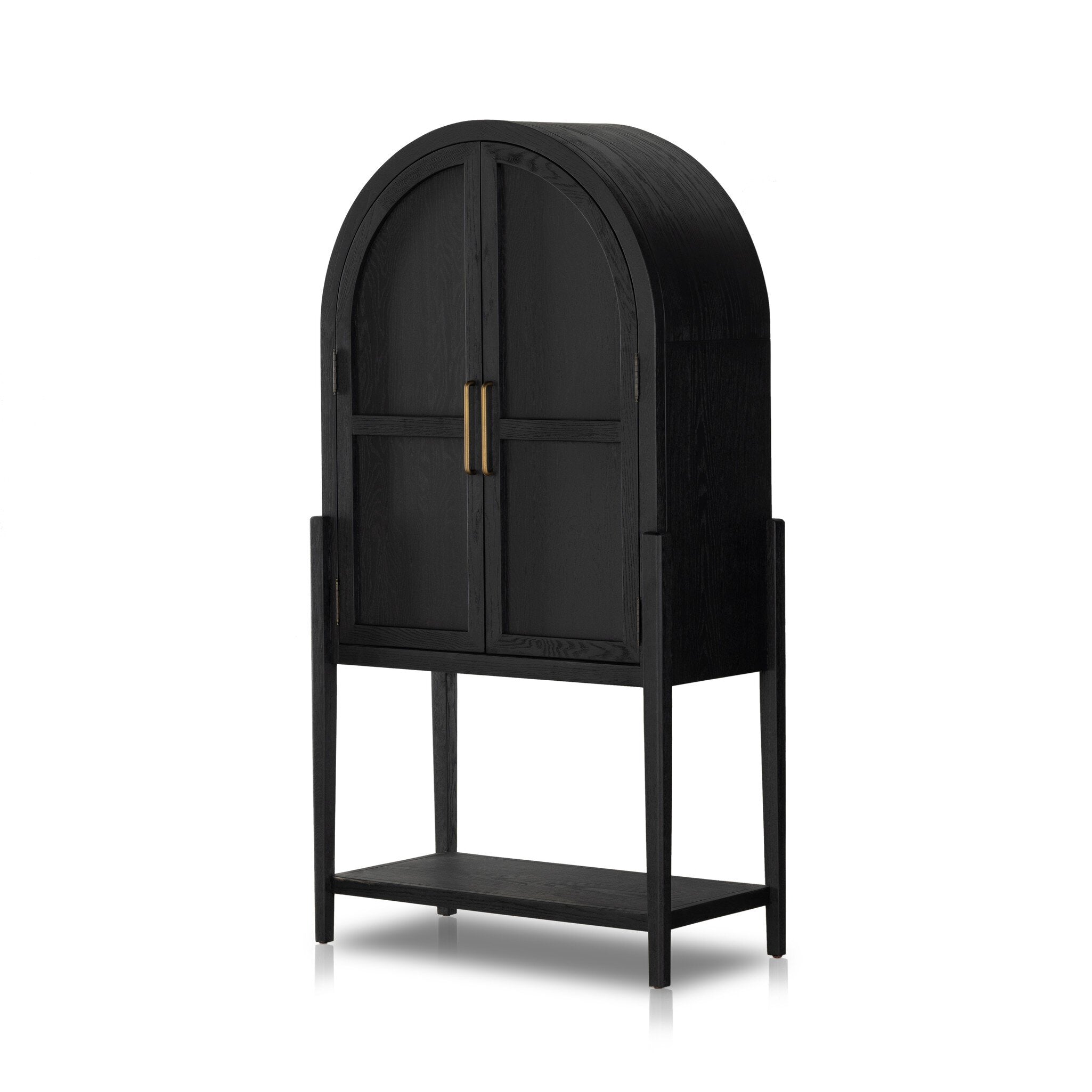 Tolle Bar Cabinet - Drifted Matte Black