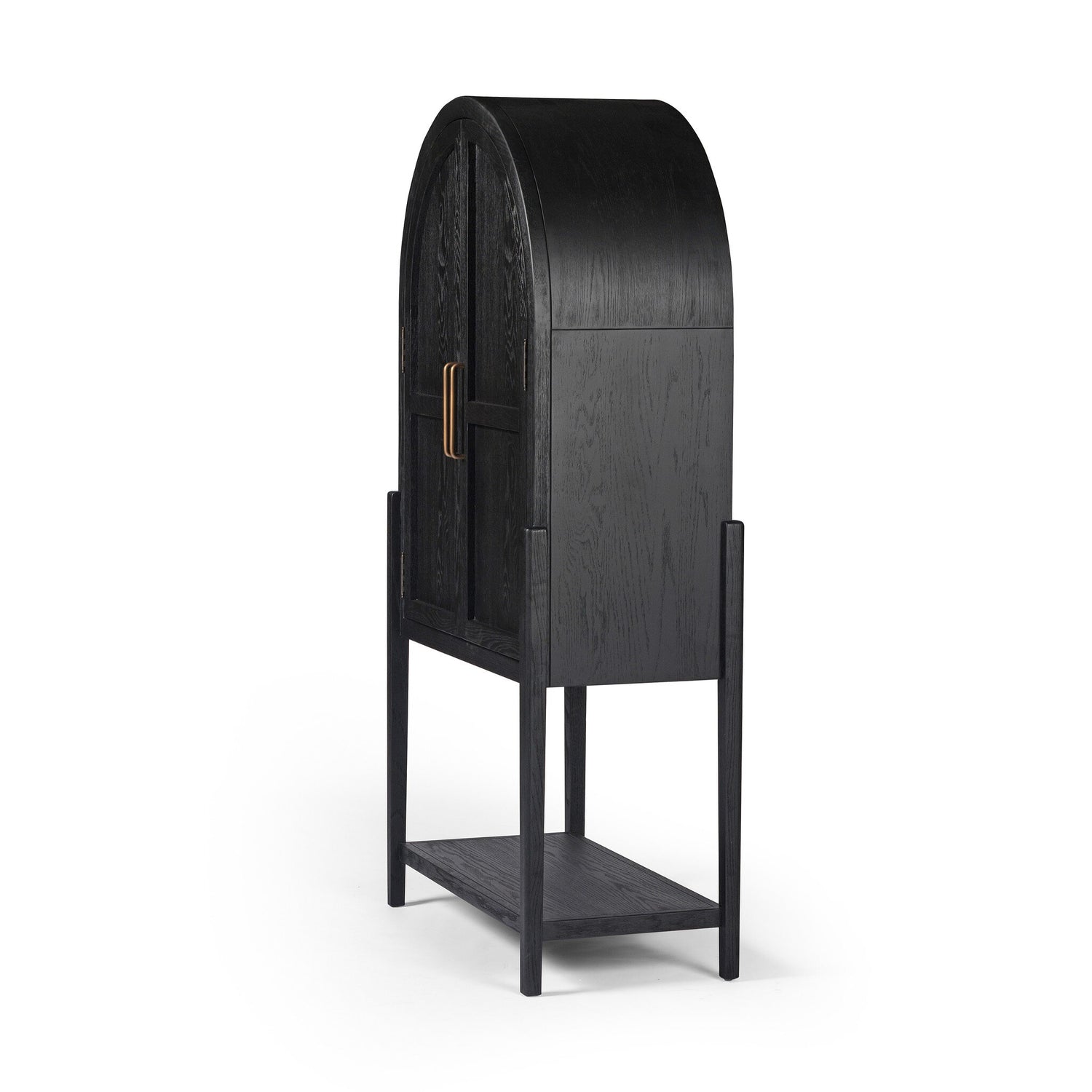 Tolle Bar Cabinet - Drifted Matte Black