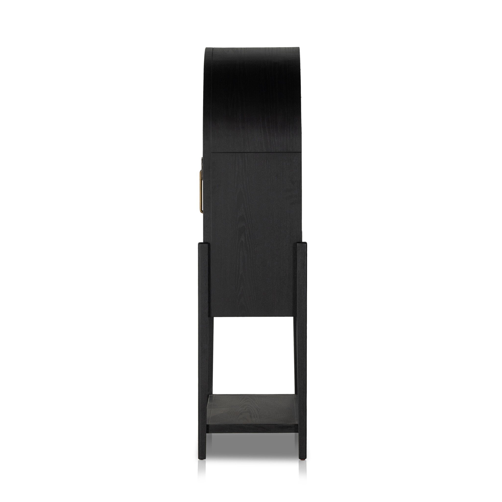 Tolle Bar Cabinet - Drifted Matte Black