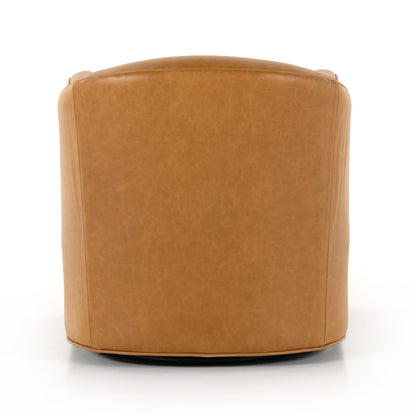 Quinton Swivel Chair - Osorno Camel