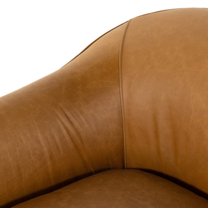 Quinton Swivel Chair - Osorno Camel