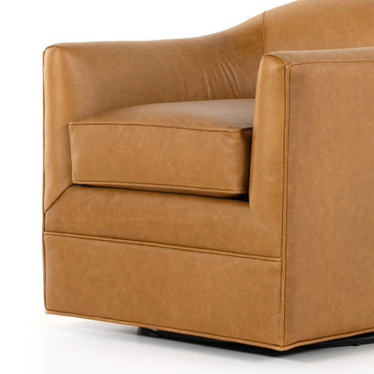 Quinton Swivel Chair - Osorno Camel