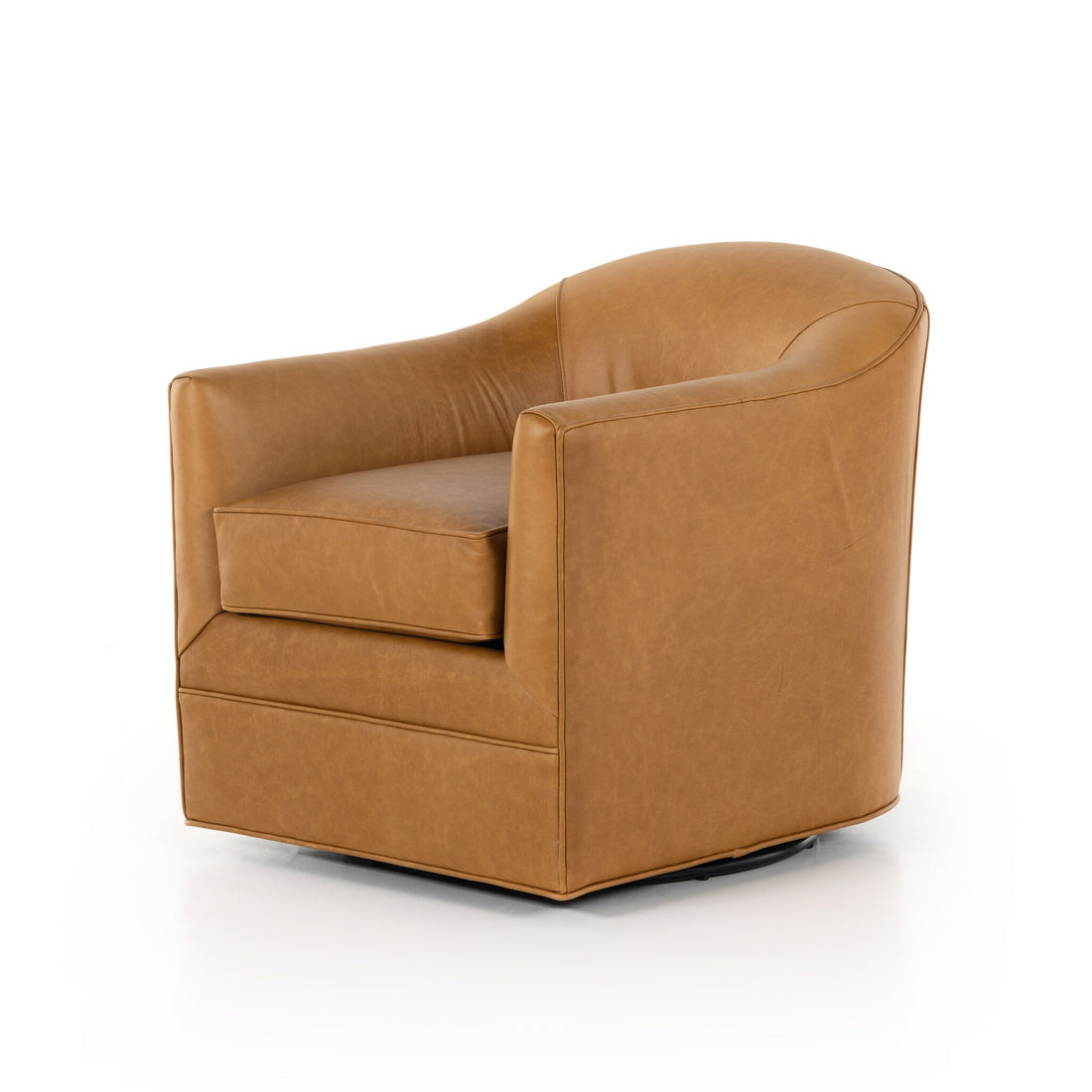 Quinton Swivel Chair - Osorno Camel