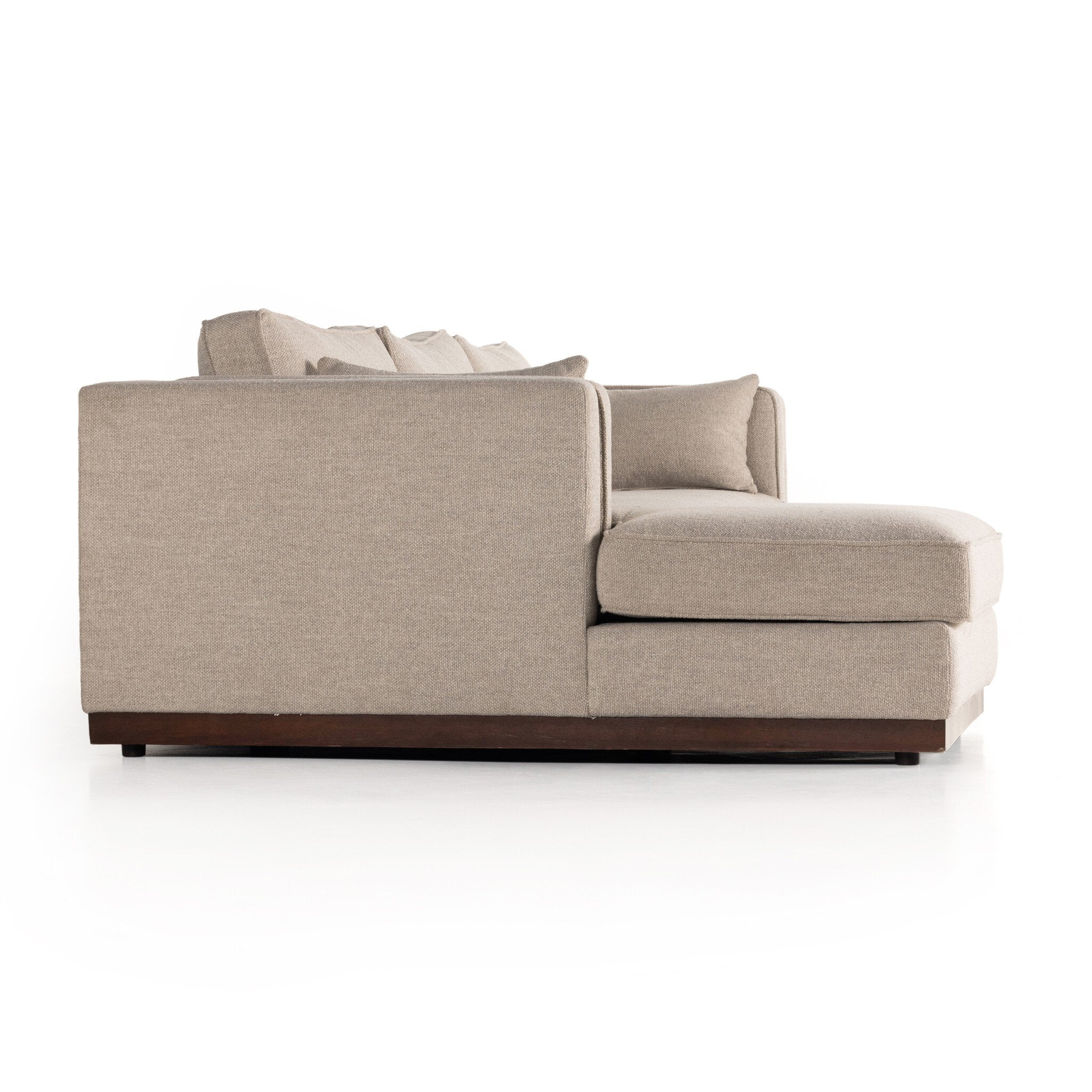 Lawrence 2-Piece Sectional W/ Chaise - Nova Taupe