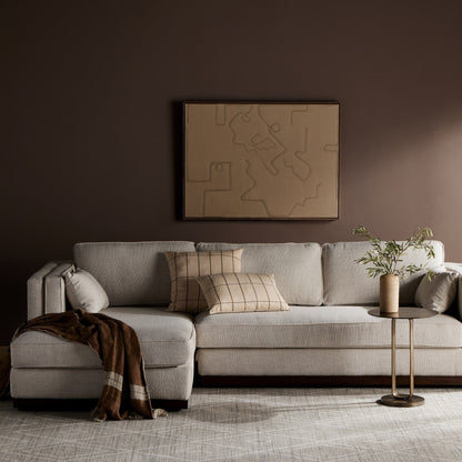 Lawrence 2-Piece Sectional W/ Chaise - Nova Taupe