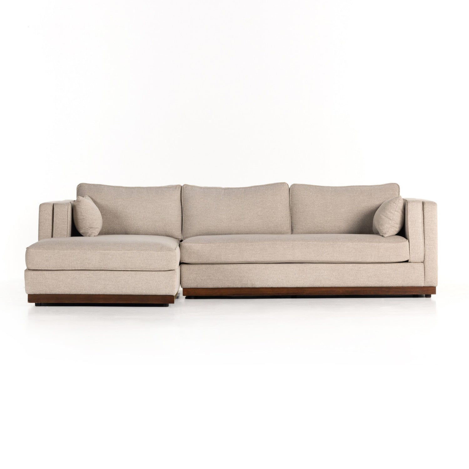 Lawrence 2-Piece Sectional W/ Chaise - Nova Taupe