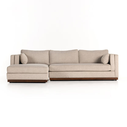 Lawrence 2-Piece Sectional W/ Chaise - Nova Taupe