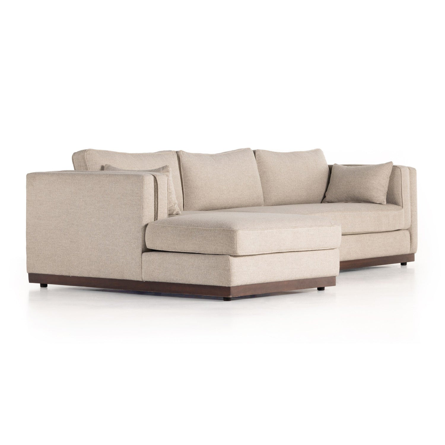 Lawrence 2-Piece Sectional W/ Chaise - Nova Taupe