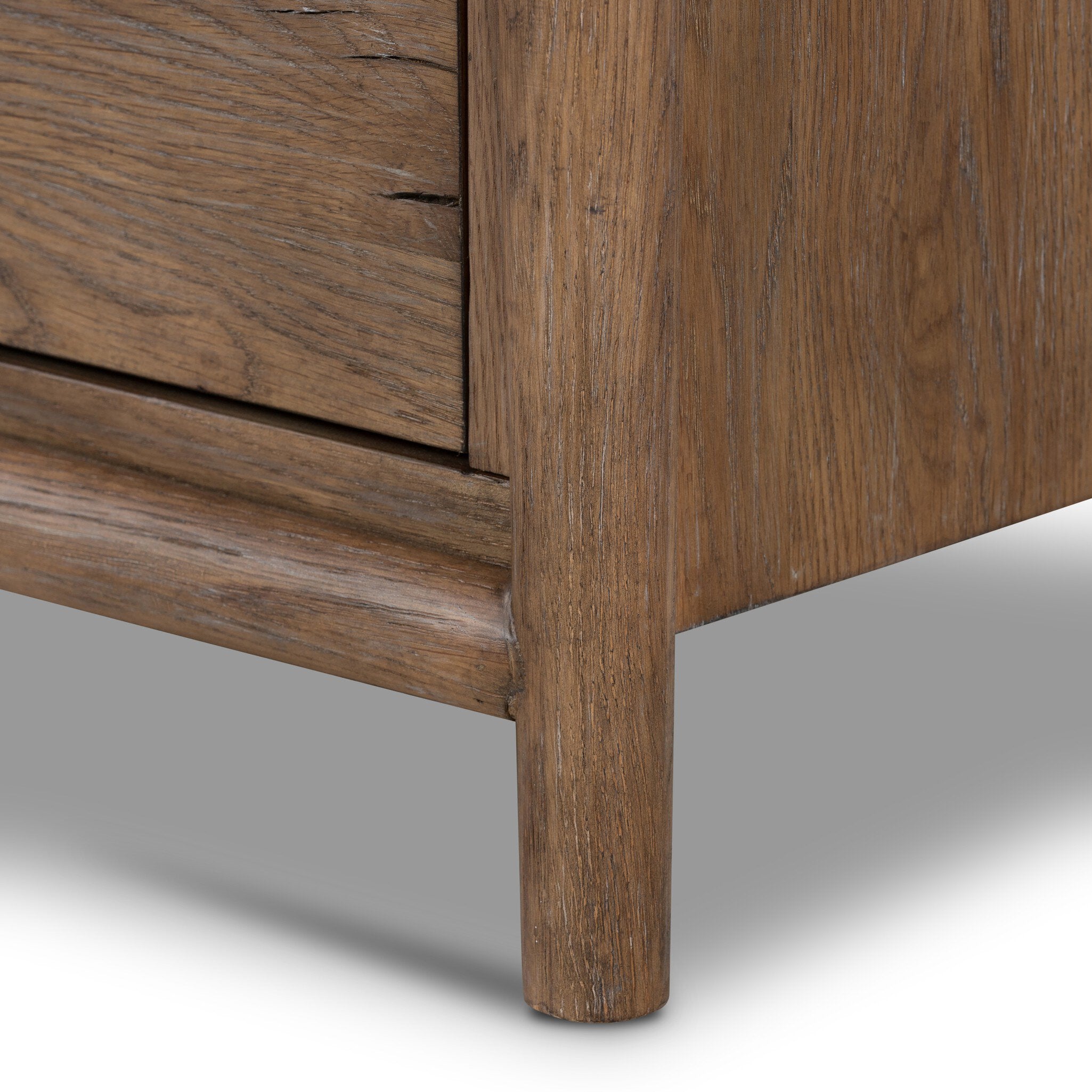 Glenview 6 Drawer Dresser - Weathered Oak Veneer