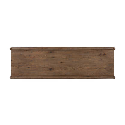 Glenview 6 Drawer Dresser - Weathered Oak Veneer