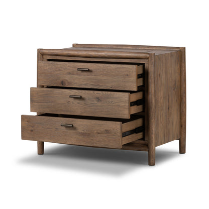 Glenview Nightstand - Weathered Oak Veneer