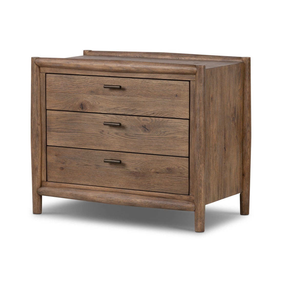 Glenview Nightstand - Weathered Oak Veneer