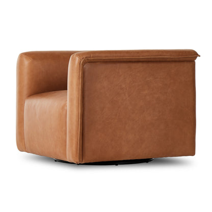 Wellborn Swivel Chair - Palermo Cognac