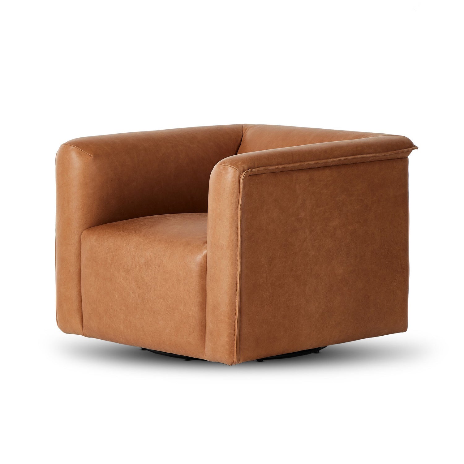 Wellborn Swivel Chair - Palermo Cognac