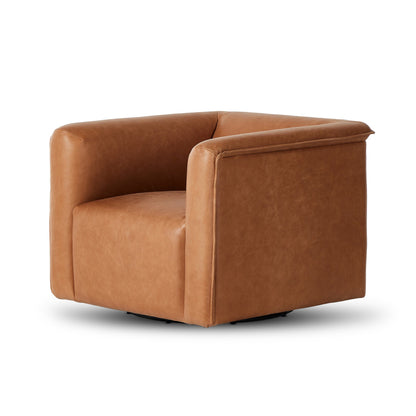 Wellborn Swivel Chair - Palermo Cognac