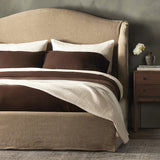 Meryl King Slipcover Bed - Broadway Canvas