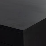 Isador Executive Desk - Black Wash Poplar | shipping 4/30/2024