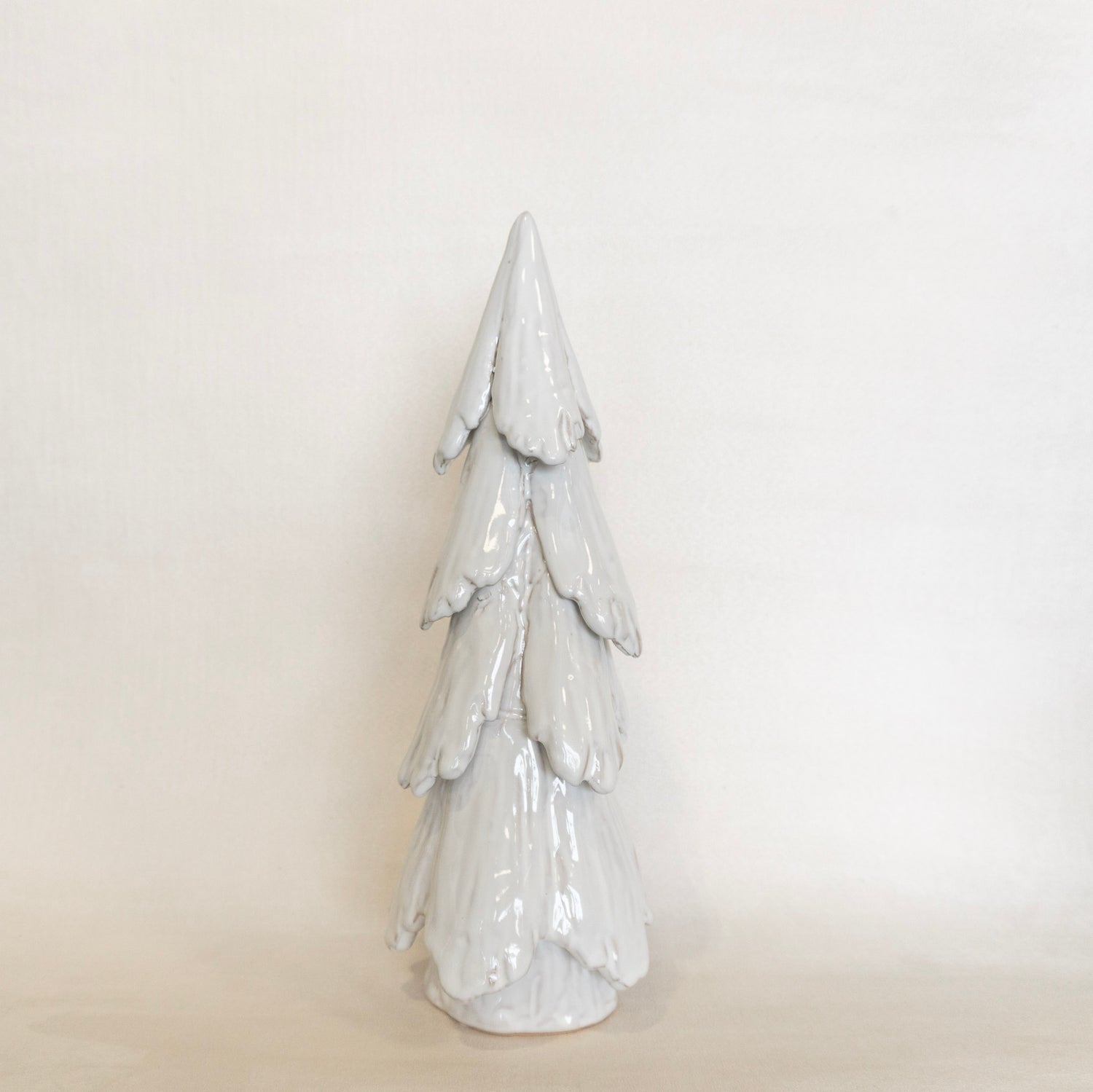White Stoneware Tree Set