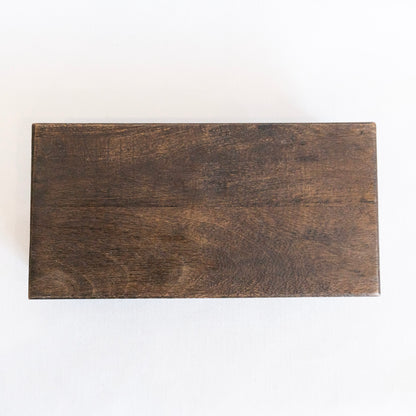 Dark Wood Rectangle Riser