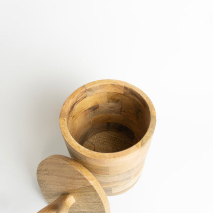 Mango Wood Canister Large