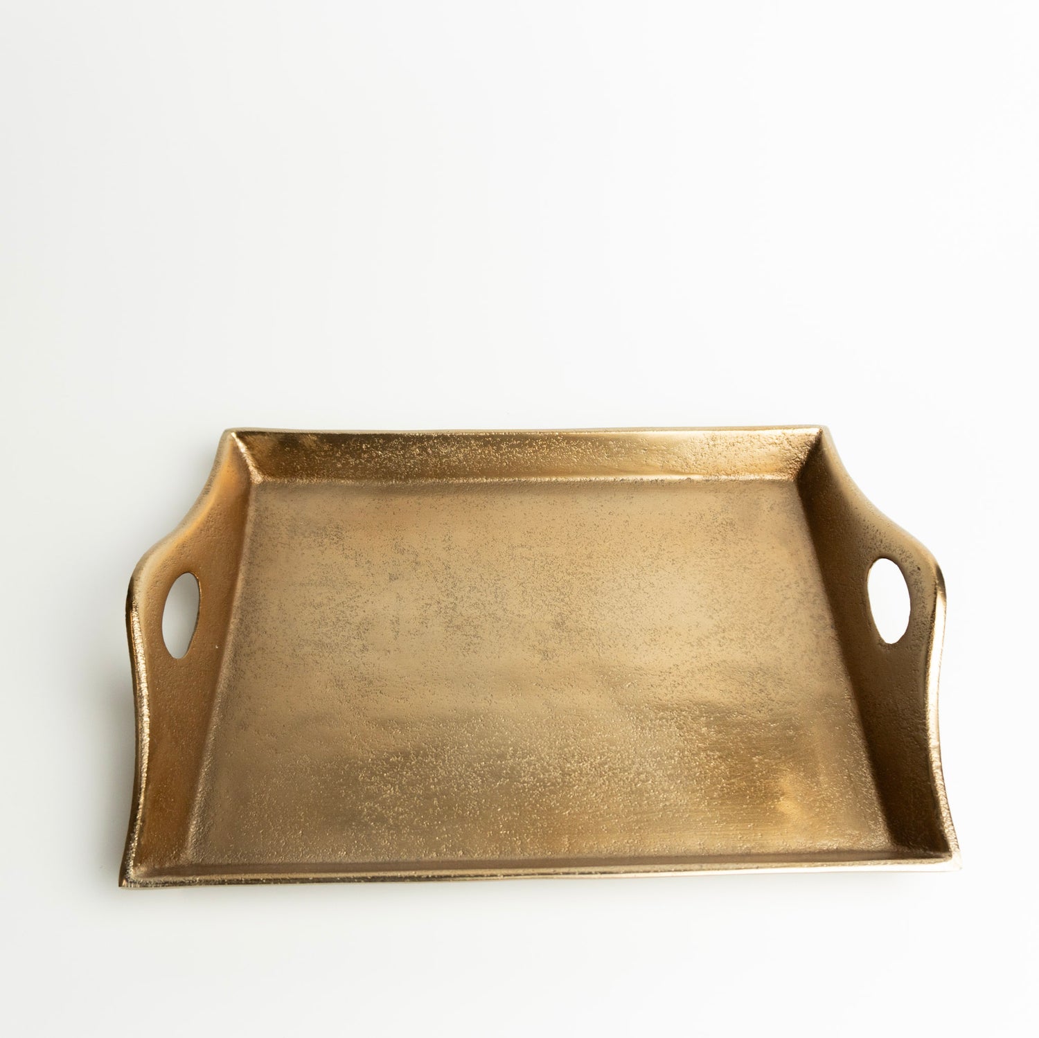 13" Antique Gold Tray