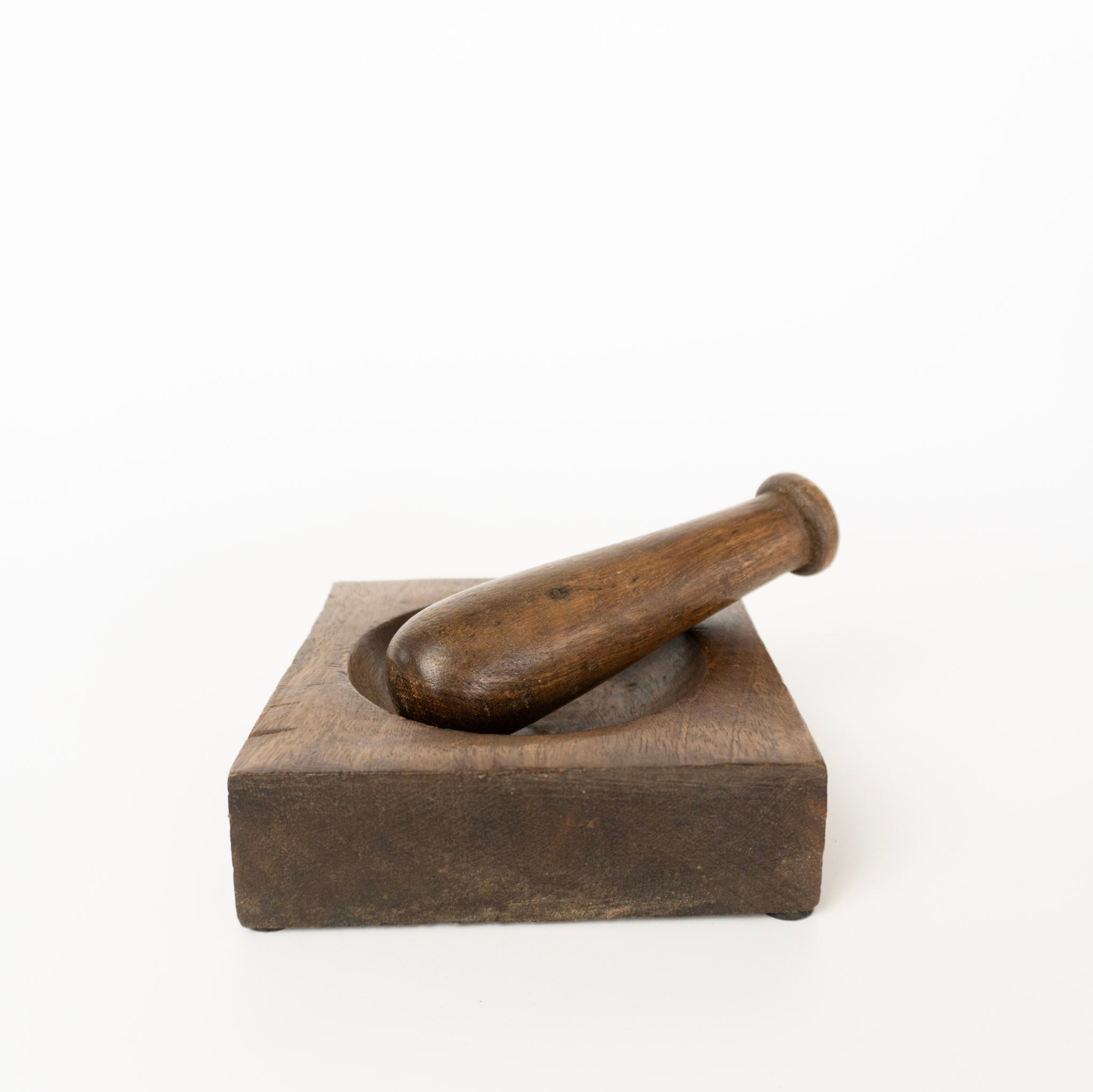 Wood Mortar &amp; Pestle