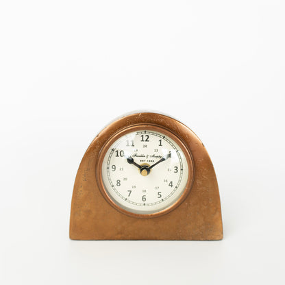 Antique Brass Table Clock