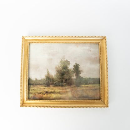 8x10 Gold Frame Prairie Landscape