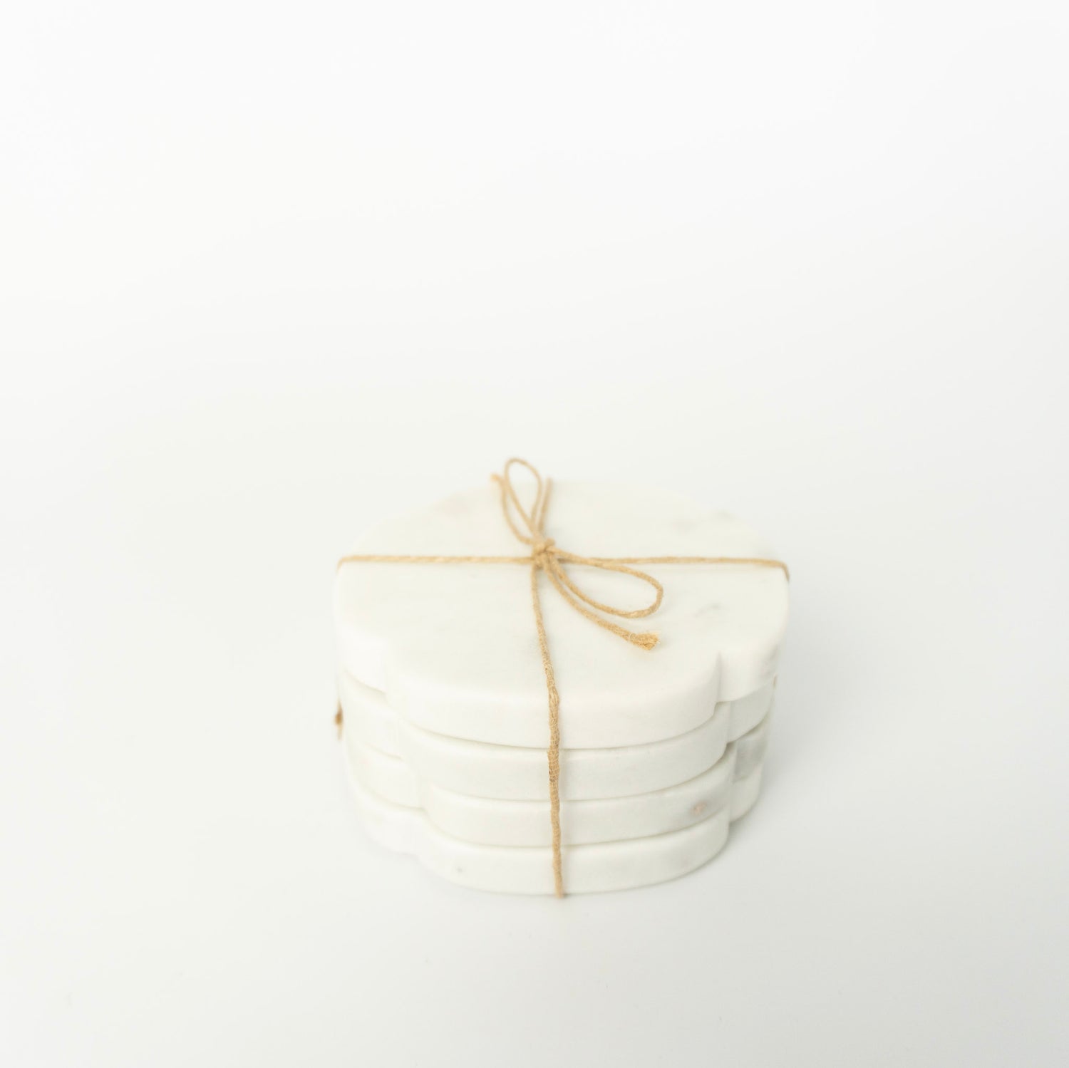 White Marble Coasters