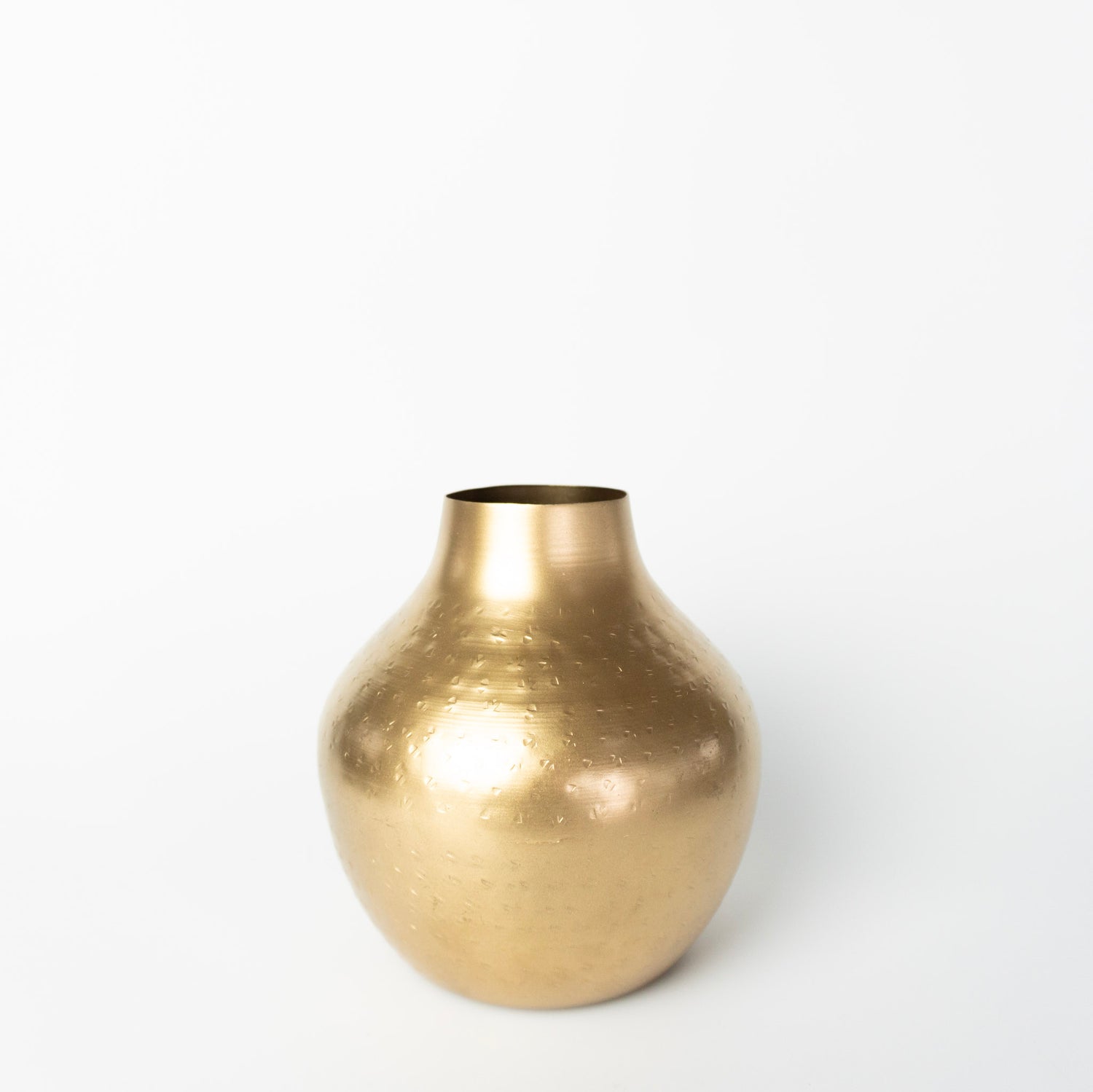 6" Brass Antique Vase