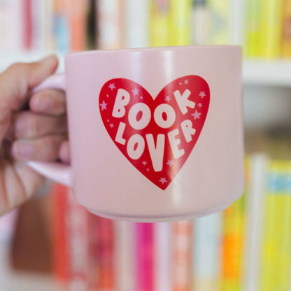 Book Lover Large Ceramic Mug