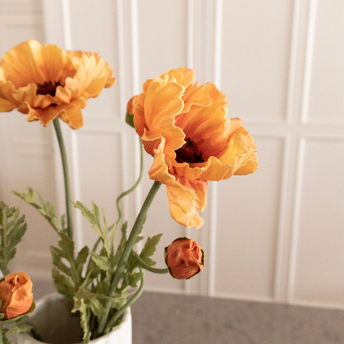 25.5&quot; Light Orange Poppy Pairing